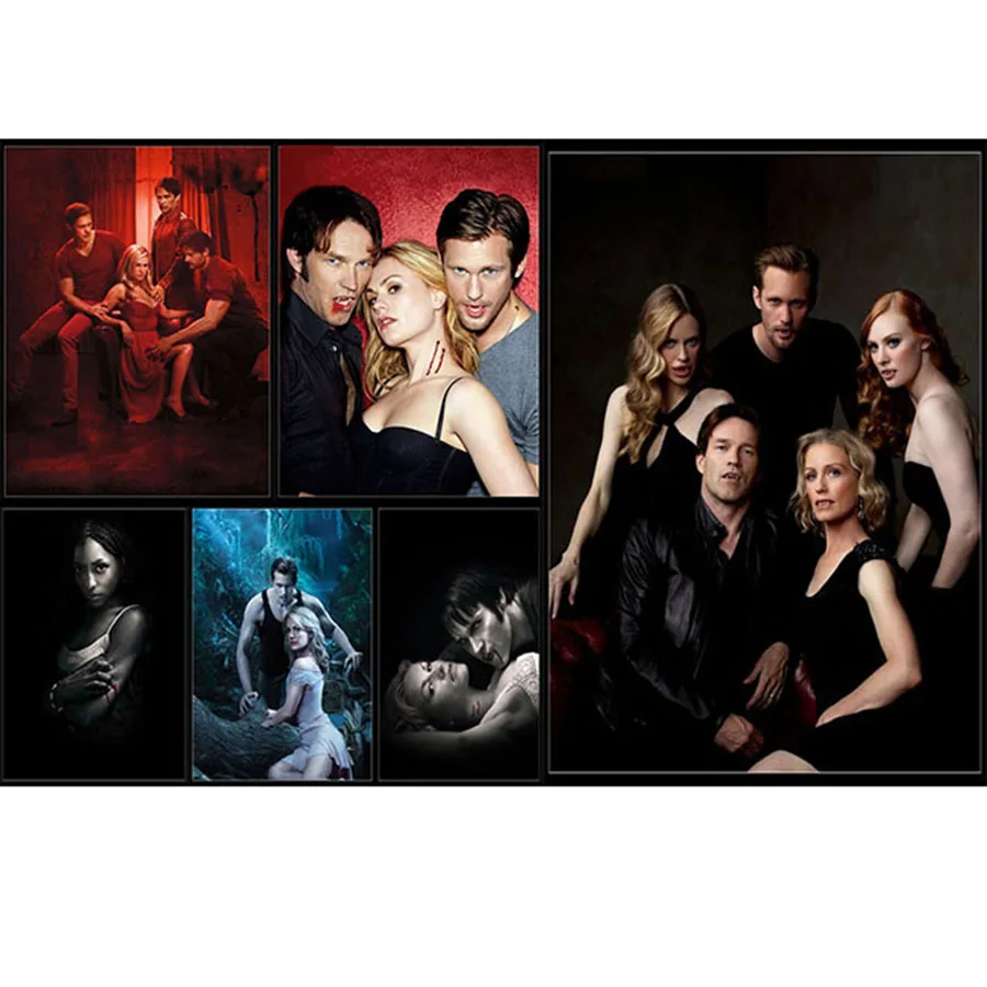 5D Diamond Rhinestones Painting Classic Movie True Blood Cross Stitch Embroidery Pictures Art Mosaic Full Drill Craft Home Decor