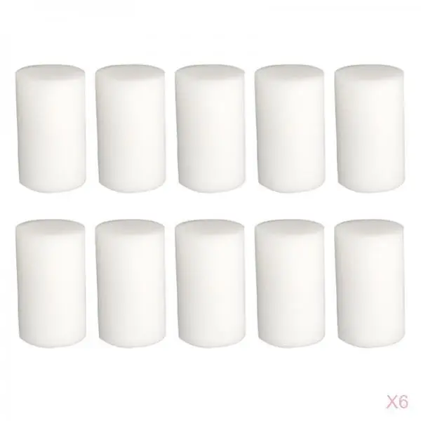 Set Of 60 6cm Wall Roller Foam Covers Refills Replacement High Density Home Tool