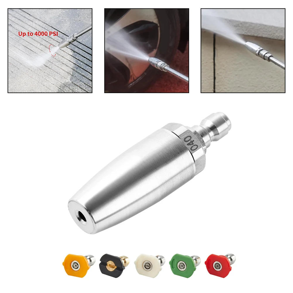 

High Pressure Nozzle Pressure Washer 1 6 Pieces Ergonomic Cleaning Nozzle Design Accessory Versatile Applications