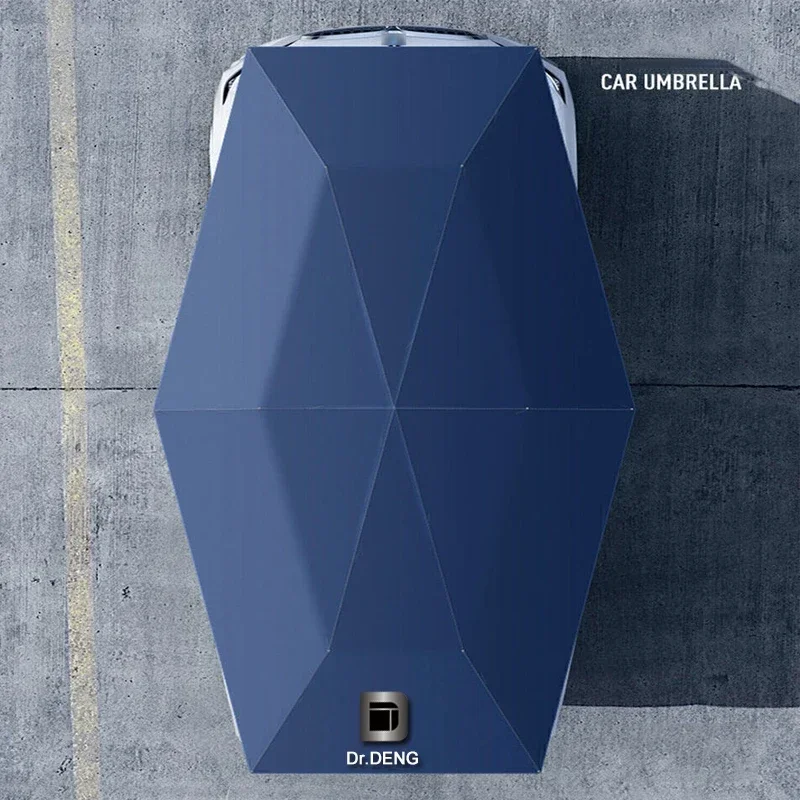 

High quality China 4.0M Portable Electric Folding Car Cover Umbrella Sunshade With Remote Control