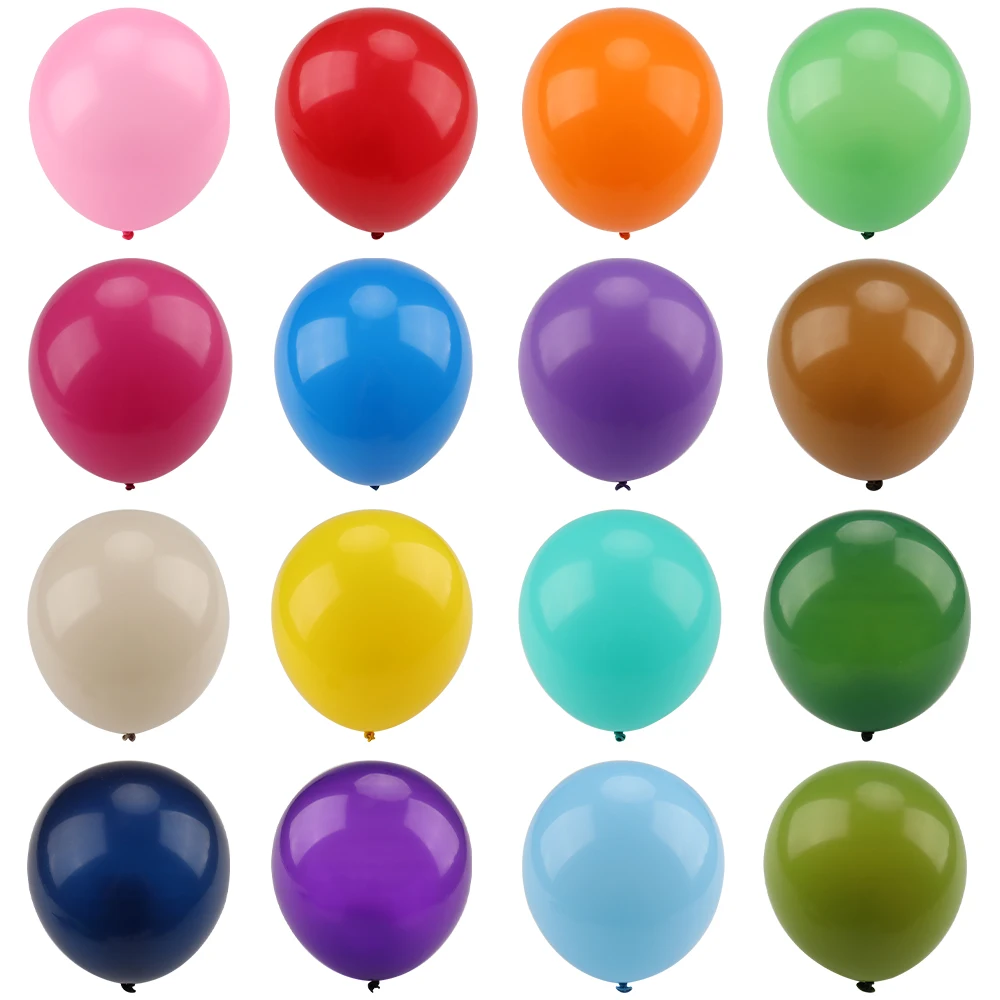 5/10/12inch Matte Latex Balloons Red Blue White Mixed DIY Happy Birthday Party Balloon Christmas Decoration Baby Shower Globos