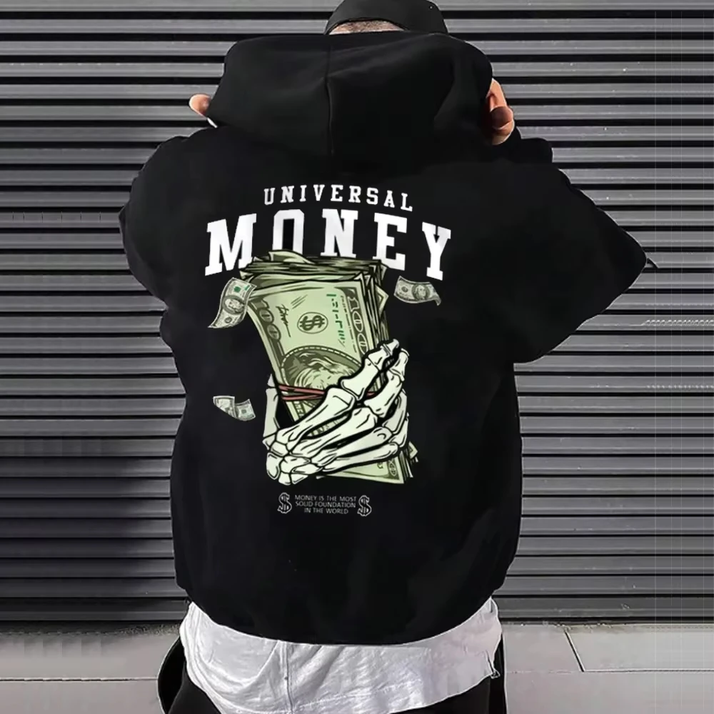 

Creative niche design sense multi-style pattern printing wear to the same men's personalized sports sweater