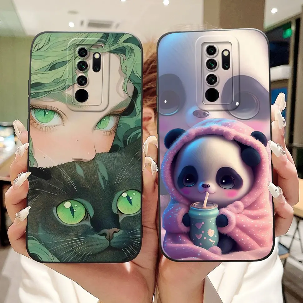 Luxury Panda Phone Case For Xiaomi Redmi Note 8 Pro Case Shockproof Protective For Redmi Note 8 Note8 Pro Cases Cover ShockProof view 3
