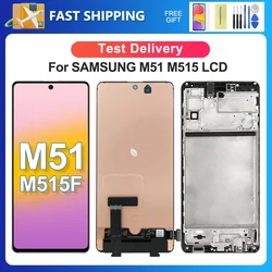 M51 For Samsung 6.7''For Ori M515 M515F M515F/DSN LCD Display Touch Screen Digitizer Assembly Replacement