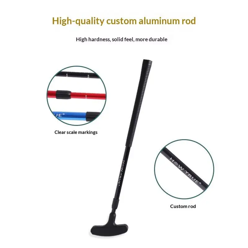 Extendable Golf Putter Alignment Trainer for Left and Right Handed Players Perfect for Consistent Stroke Training on Green