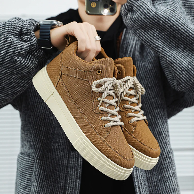 

Canvas Shoes, Men's 2025 Summer New Style Sneakers, Trendy and Versatile Casual Shoes for Men, Breathable Sports Shoes