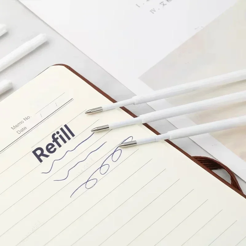 10/30/50 قطعة G2 قلم حبر جاف الملء الحبر الأزرق والأسود 1.0 مللي متر بنك الاستثمار القومي قلم حبر جاف الرصاص استبدال النفط الملء السلس الكتابة أجزاء القلم