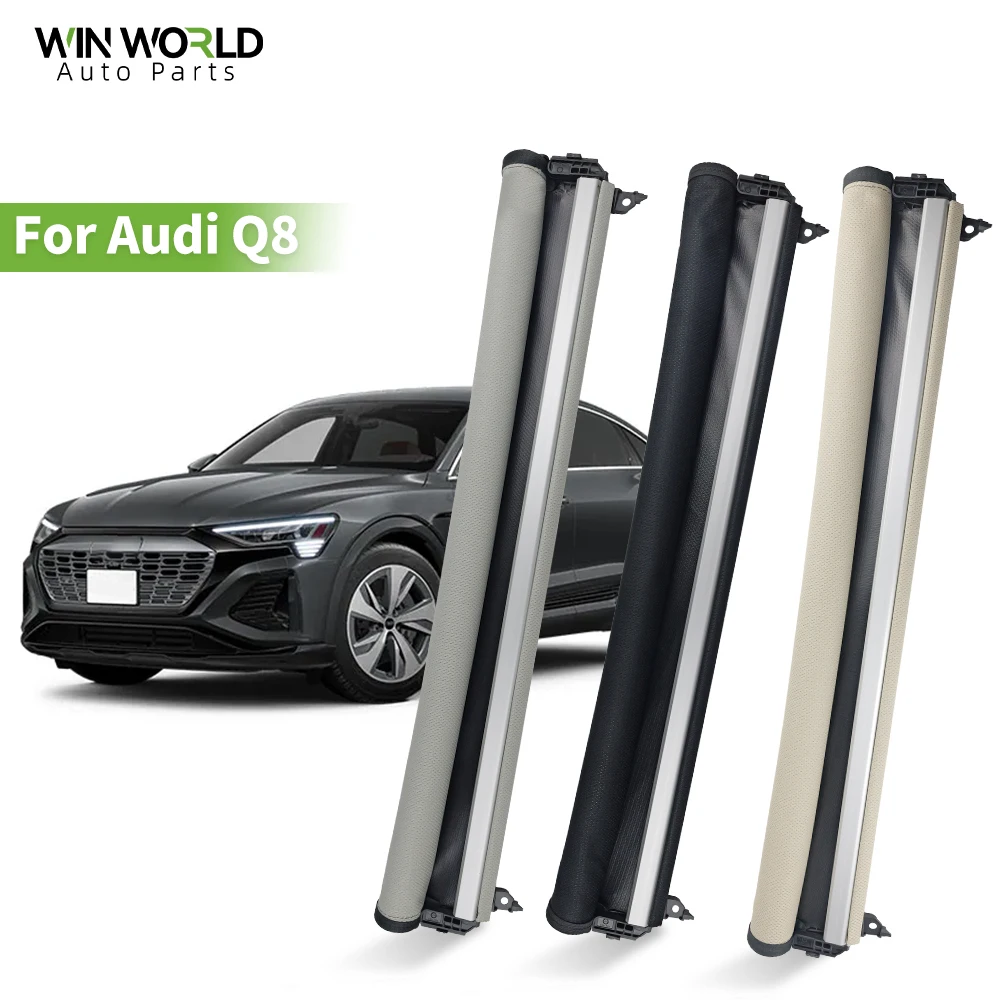 

Роскошный автоматический солнцезащитный козырек для Audi Q8 RSQ8 после 2020, теплоизолированная занавеска на крышу, замена OE, черный, серый, бежевый