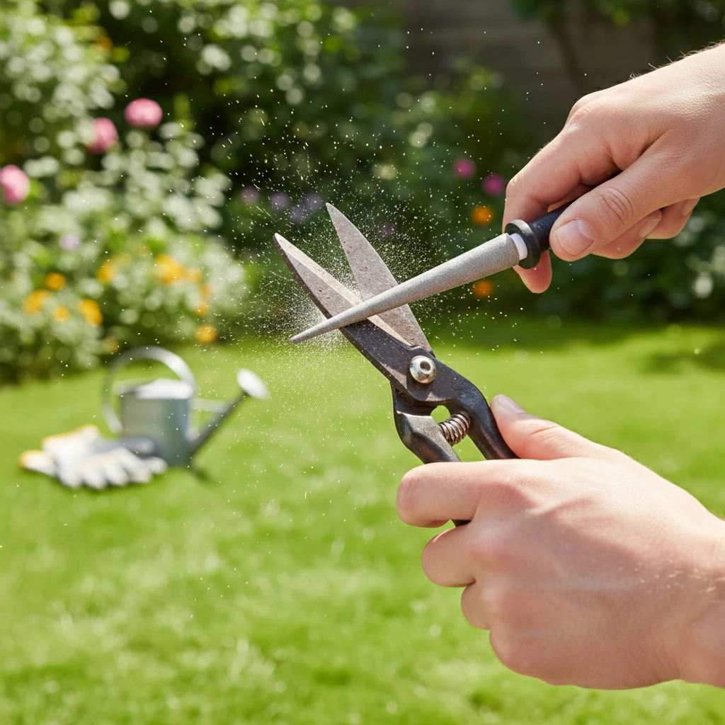 حجر شحذ الماس مع حجر واحد وطيرتين، تصميم مسطح ومنحني على الوجهين، سهل الإمساك بمقبض مبراة السكاكين #1