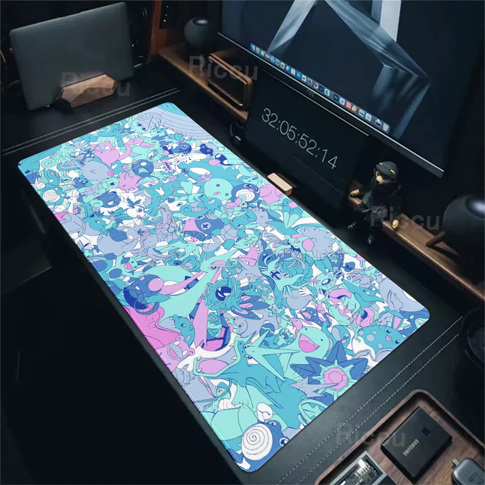 Neue P-Pokemons Mauspad-Ästhetik, Schreibtischunterlage, Kawaii-Gaming-Matten, Computer-Büro-Tischunterlage, Gamer-Antirutsch-Maus-Teppich, kostenloser Versand
