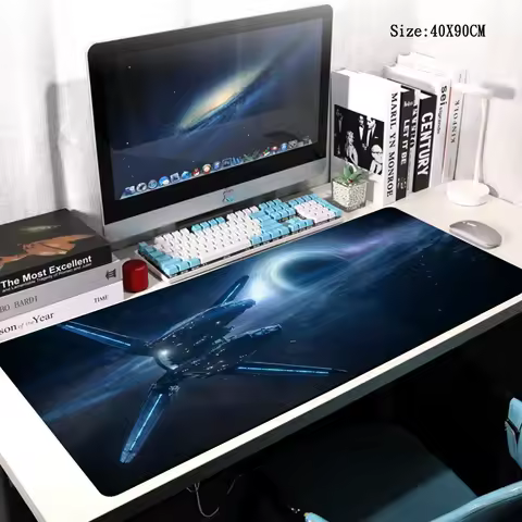 Mass Effect N7 Mouse Pad Large Gaming Accessories Mouse Mat Keyboard Mat PC Gamer Desk Pad XXL Computer Mousepad Laptop Mausepad