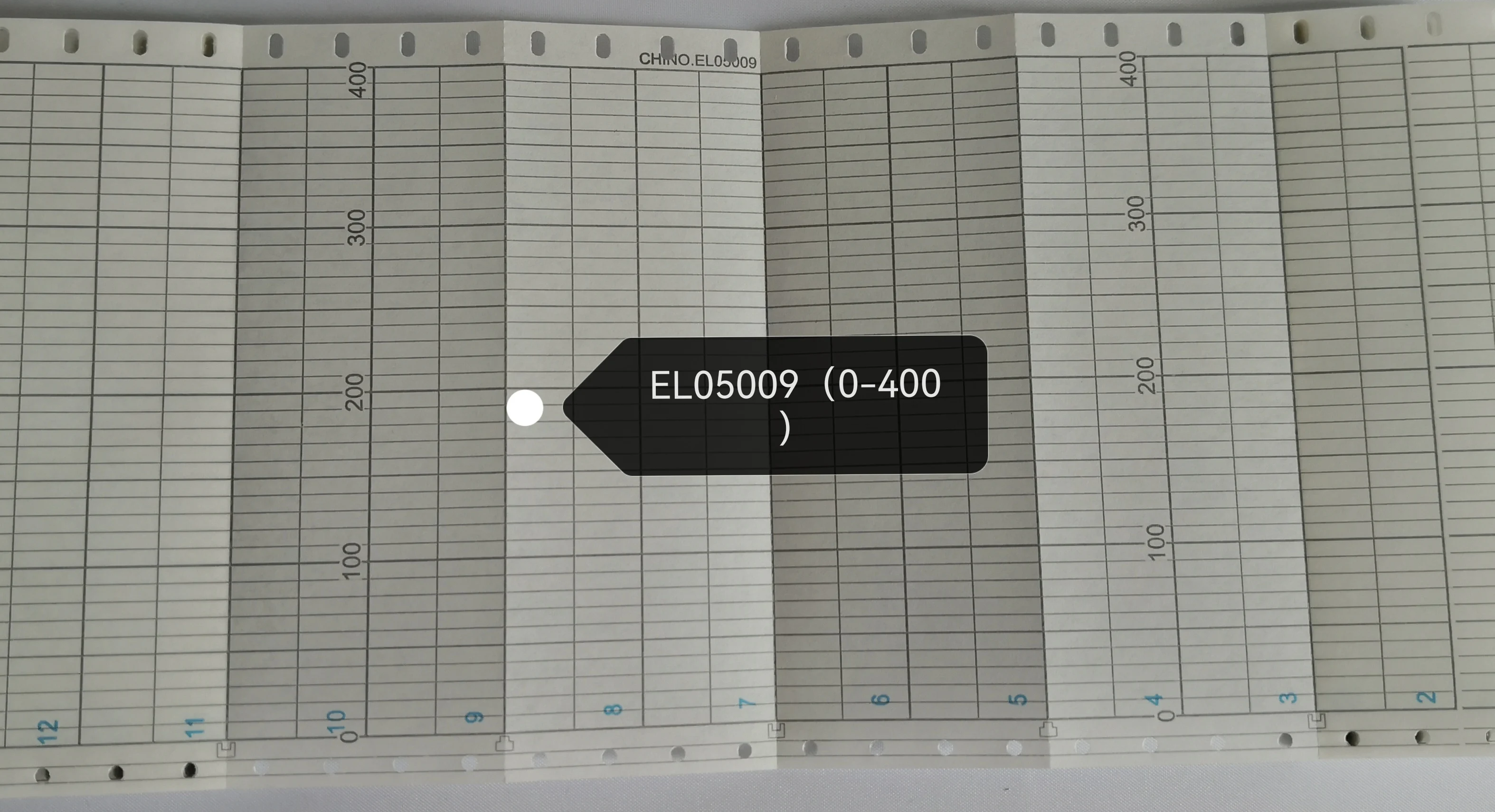 Kertas grafik EL05009 untuk CHINO AL,EL,EM Series Z-FOLD Chart 100mm (114mm) kertas rekaman EL05081