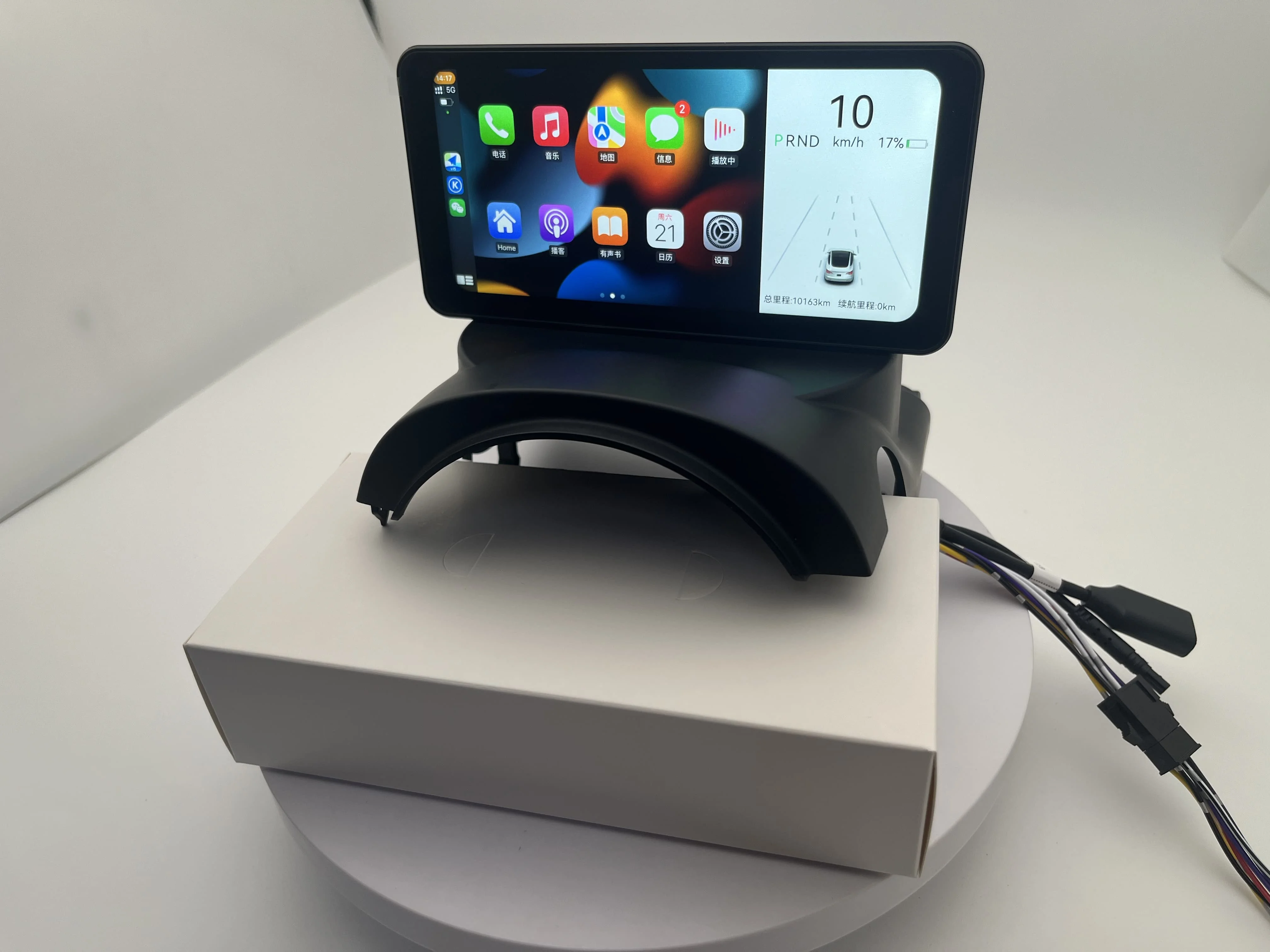 ملحقات مشغل الوسائط المتعددة للسيارة T601 شاشة CarPlay للسيارة في شاشة لمس وسائط السيارة