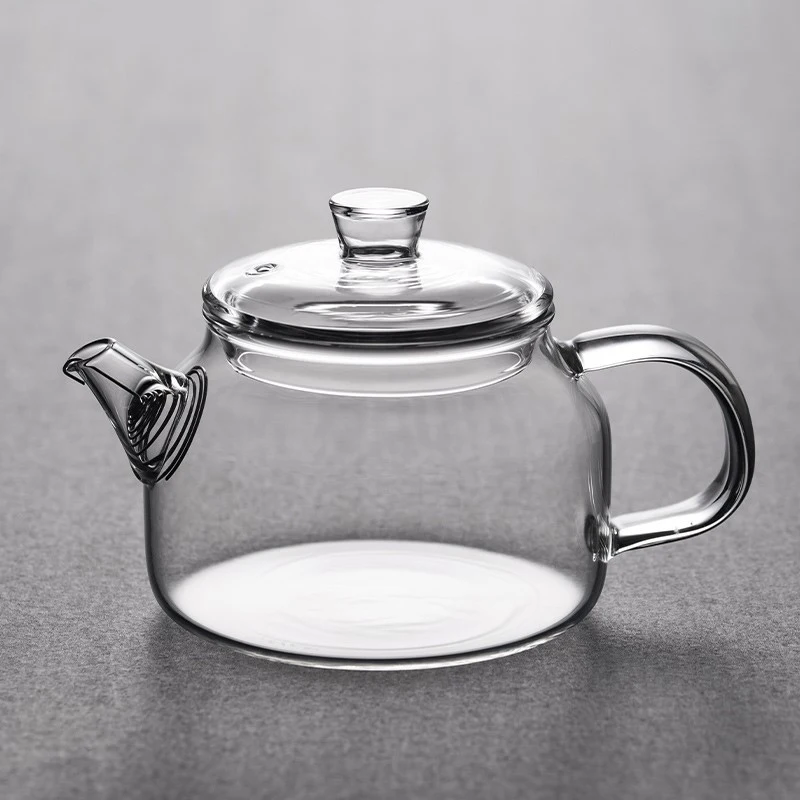 

ature Handmade Transparent Glass Tea Pot Small Bubble Kettle for Gongfu Tea Heat Resistant Tea Set Simple Ele Chinese...