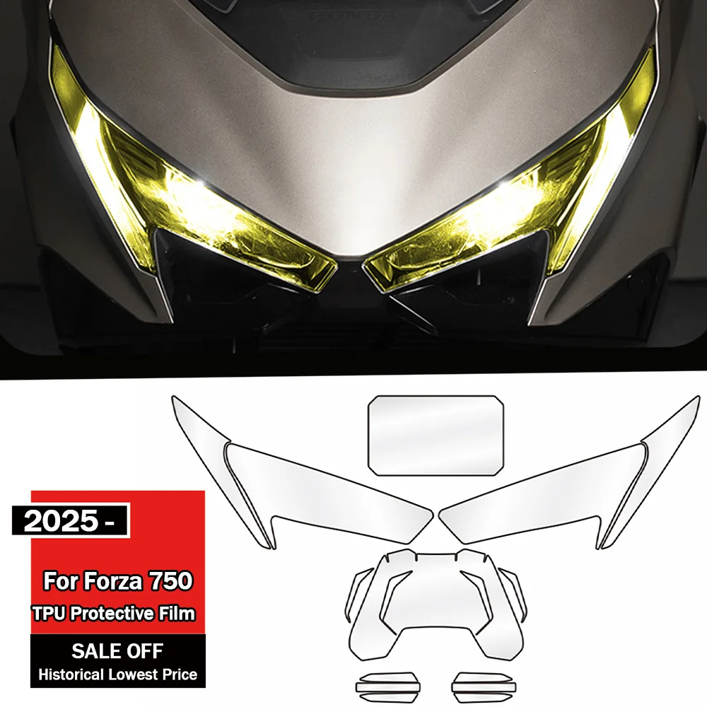 

Защитная пленка для фар Forza750 2025, защитные наклейки для задних фонарей, пленка для приборной панели экрана для Forza750, защитная пленка из ТПУ