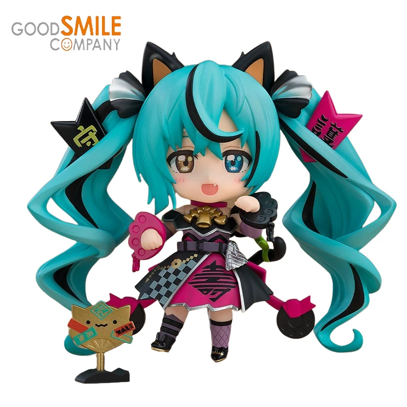 

Original Good Smile No.2759 Hatsune Miku The Future of Black Courage Genuine Action Figure Collectible Model Ornament Gift
