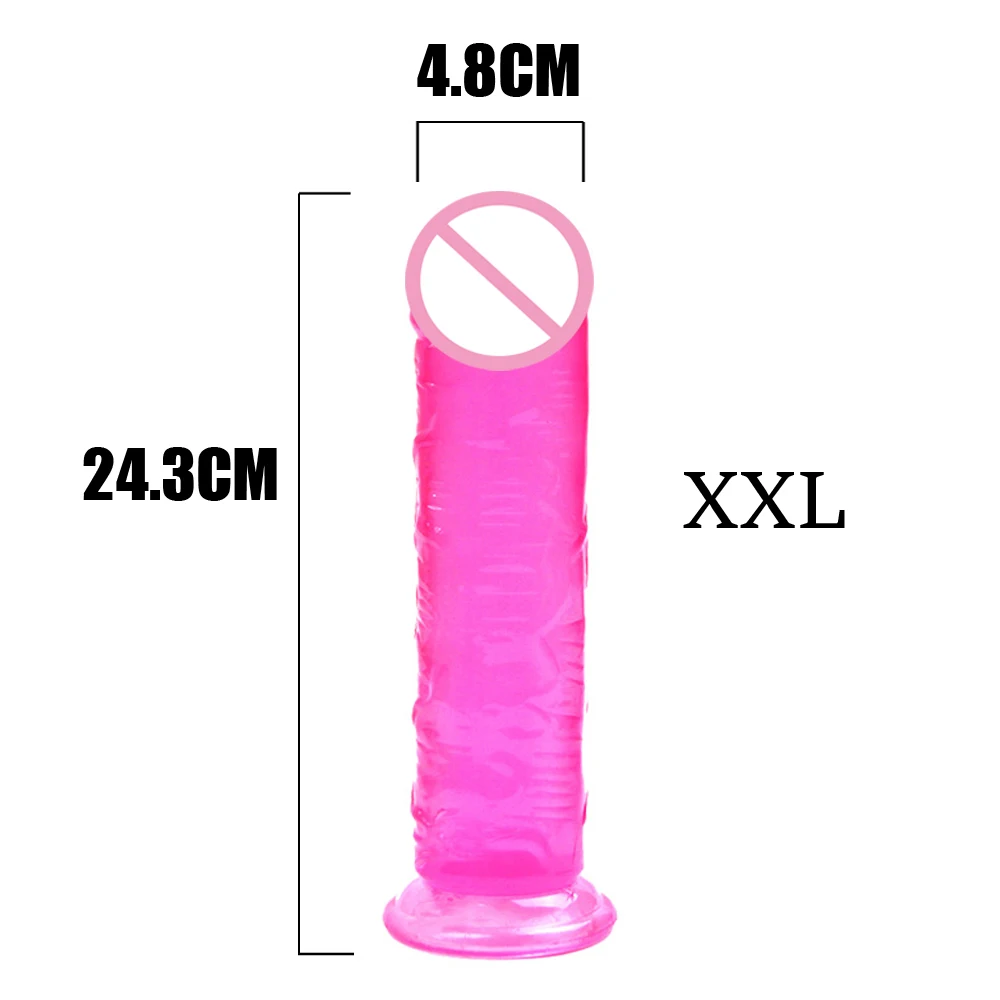 Cock Sex Toys Gode Adults 18 Anal Dildo God Rubber Penis Strap-on Realistic Big Shop Silicone Women Plug Butt​ Woman Glass