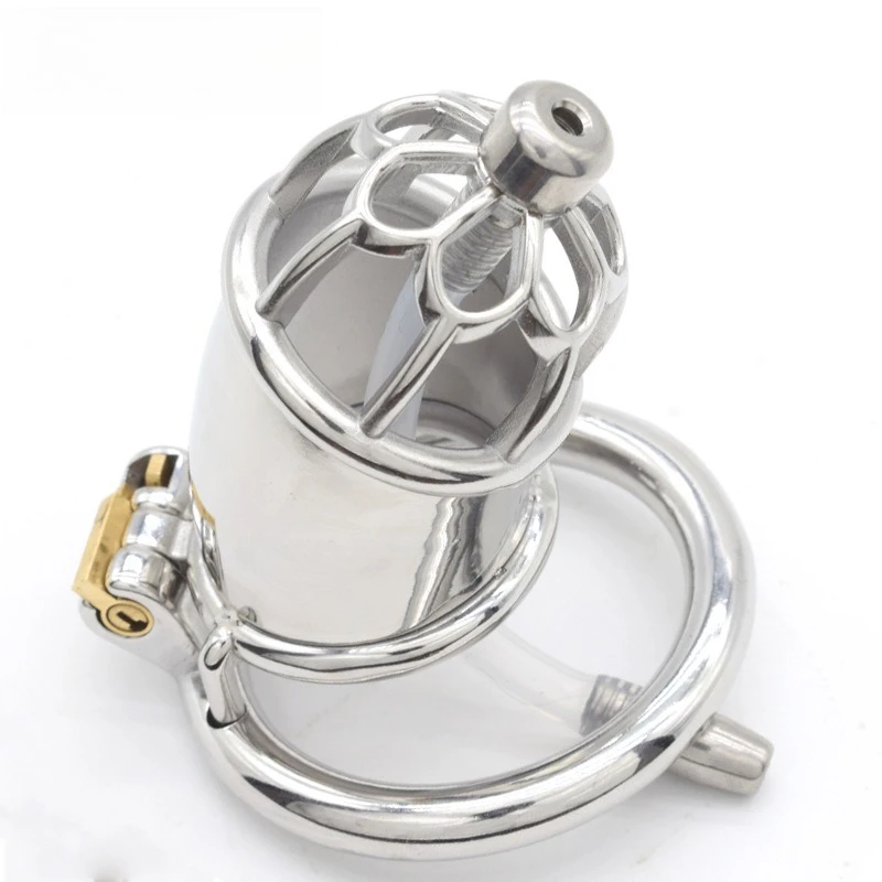17D Bending tube, circular ring with conduit, chastity lock, chastity for men, hand proof, bird cage, adult products wholesale