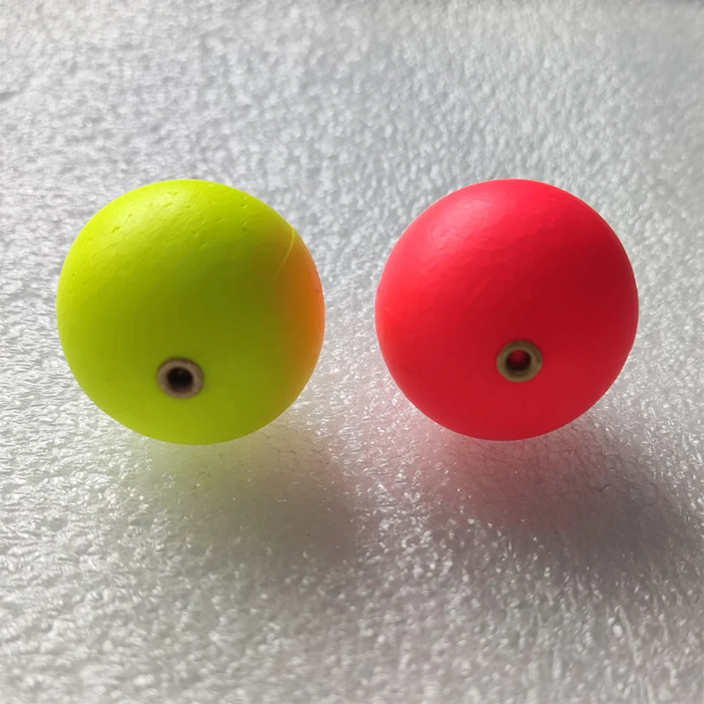 10pcs 15mm Fishing Floats Bobber Ball Beads Foam Strike Indicators Buoys Tackle For Ocean Boat Rock Fishing With / No Guide Ring