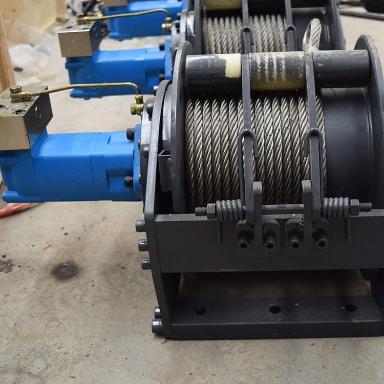 Marine Grade 3 Ton Hydraulic Winch Custom Rope Length for Port Operation