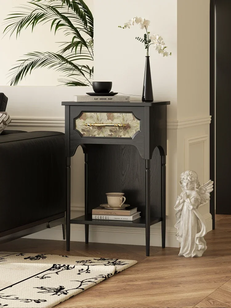 Printed bedside table Household bedroom Bedside table Wall side table 6