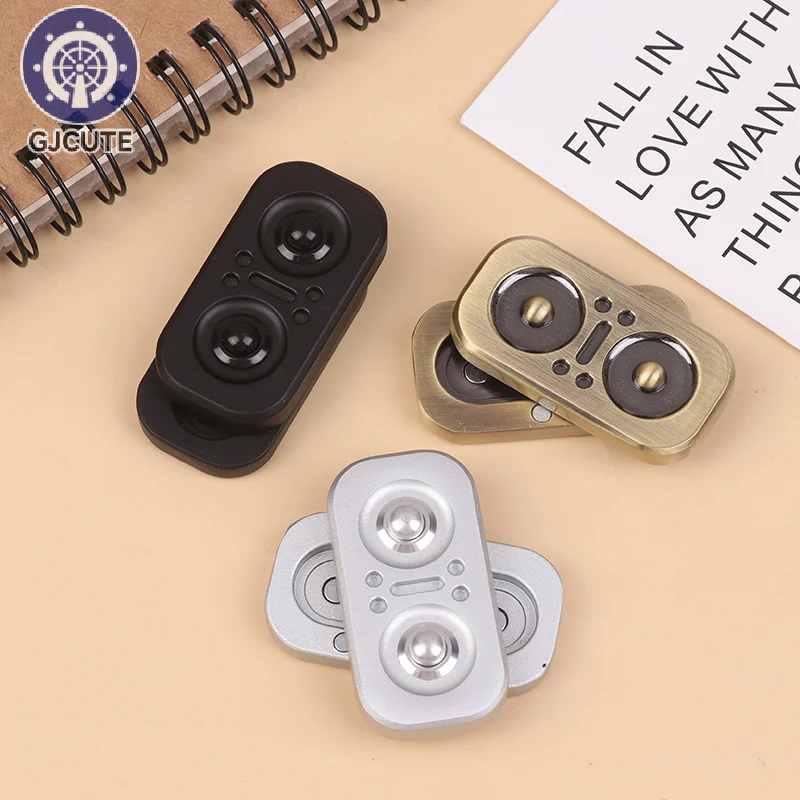 Owl Finger Fidget Slider Magnetic Anxiety Relieving Metal Sensory Push Card Slider Toy ADHD Fidget Slider Toy