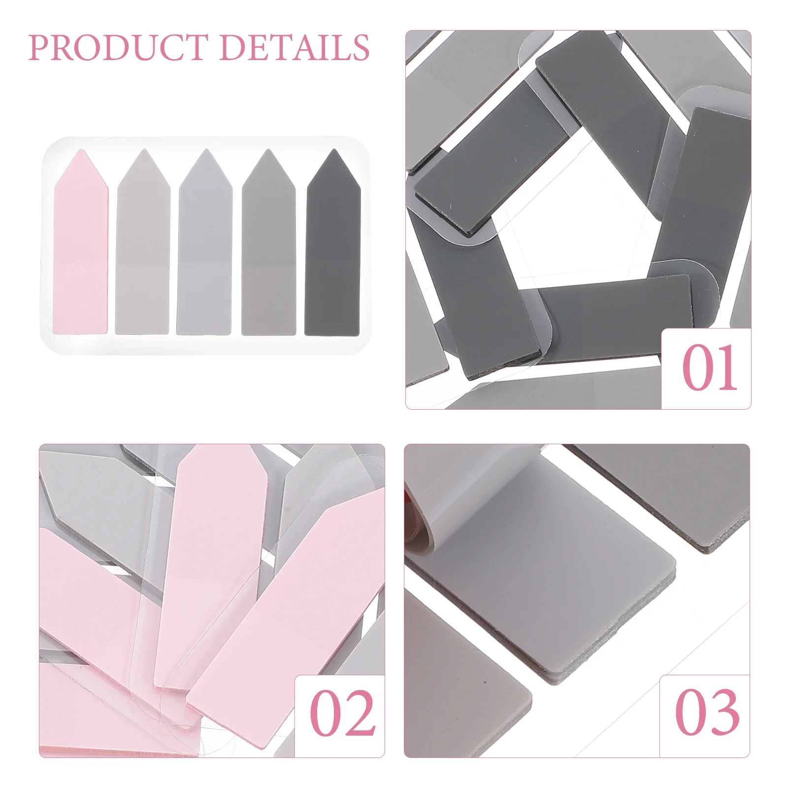 

10 Sets Arrow Sticky Tabs Colorful Index Labels 5 Shades Portable Strips Bookmarks Note Taking Supplies Student Office
