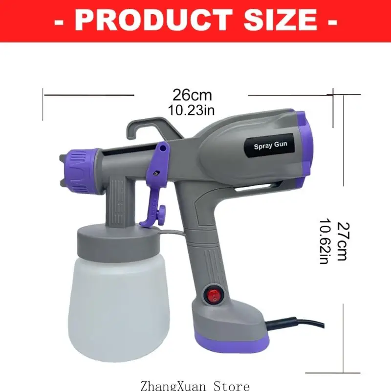 Highly Power Auto Furniture Coating Cordless Paint Sprayer Sprays Painting Tool for Wall/Furniture Painting 3XUF