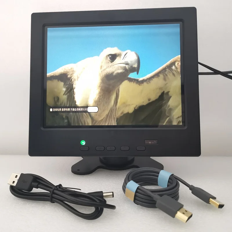 

8-inch mini monitor 1024x768 resolution IPS screen with HDMI/VGA/AV