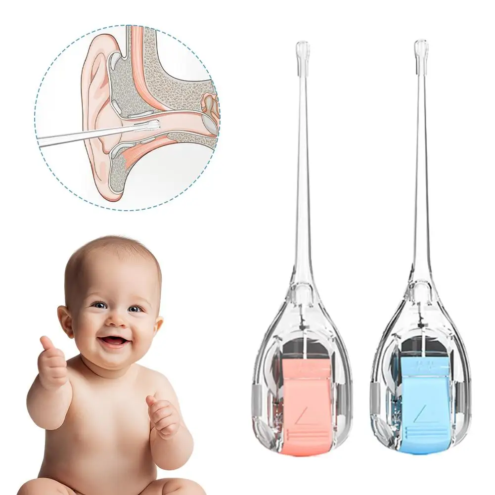 

1PC Baby Ear Cleaning Scoop Reusable Visual Ear Spoon for Earwax Removal Tool Safe Easy Use At Home Or Travel