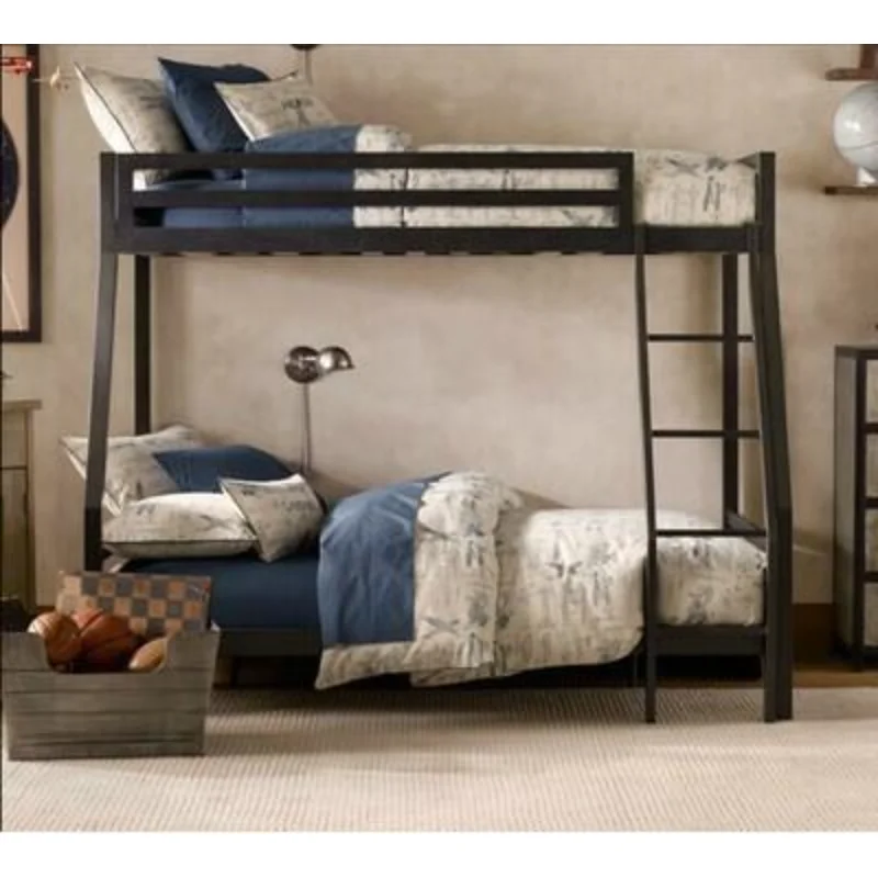 Nordic wrought iron bed Mother and child bed Upper and lower bunk iron bed Bunk bed Iron bed High and low bed Iron frame bed