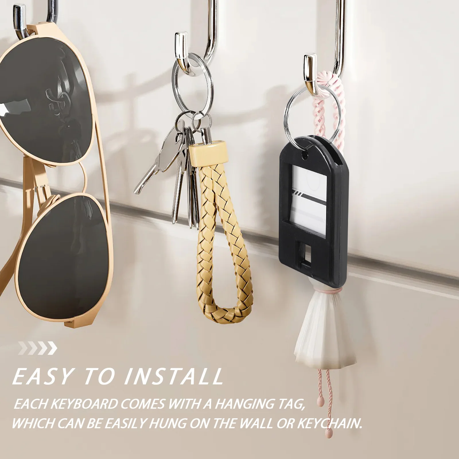 

50Pcs Key Tags Portable Compact Labels Multi-Function Key Identifiers Luggage Accessory Organizers Multi-Function Label Tags