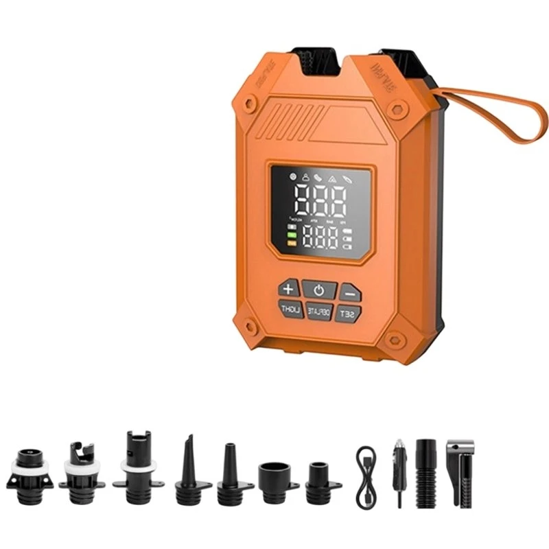 Portable 25PSI Rechargeable Electric Paddleboard Pump Dual Stage Inflation 12000Mah Battery For Kayaks SUP-A08Q