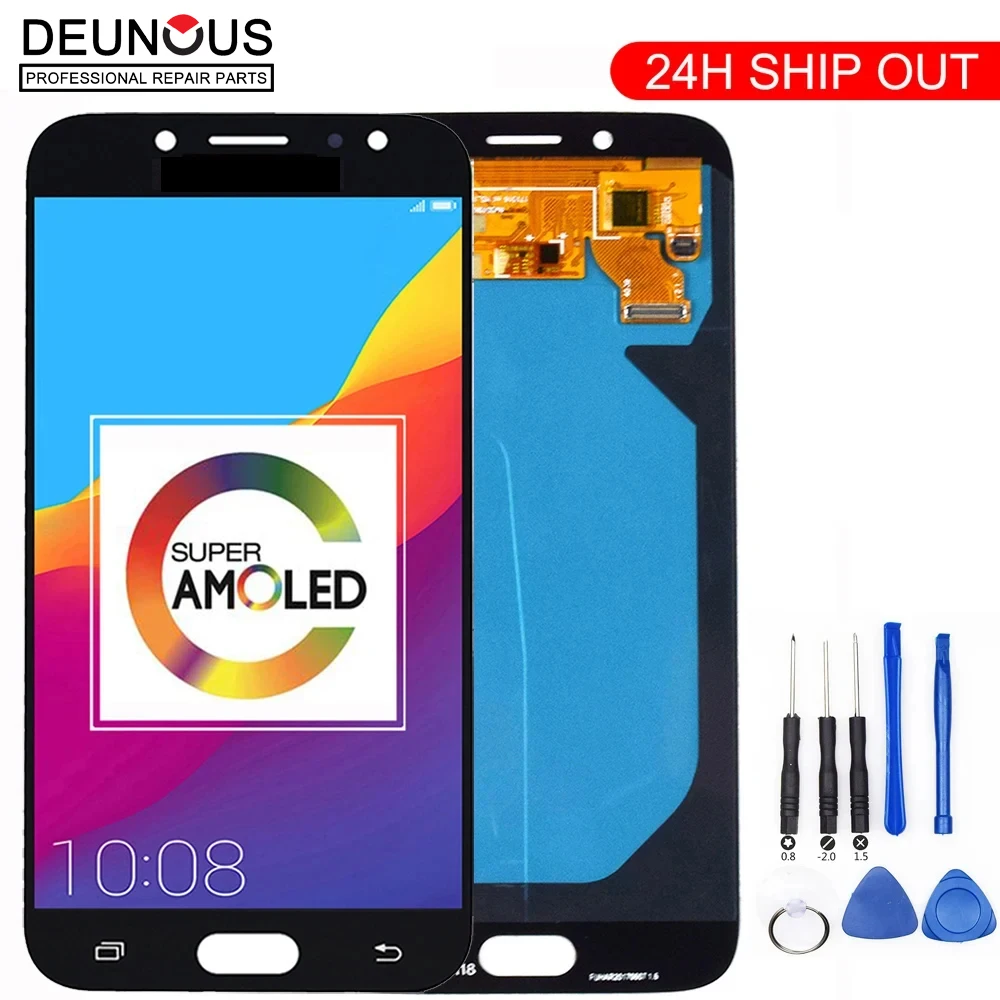 AMOLED new Display For SAMSUNG Galaxy J7 Pro LCD Display Touch Screen J730 J730F for SAMSUNG J7 Pro LCD Screen Replacement