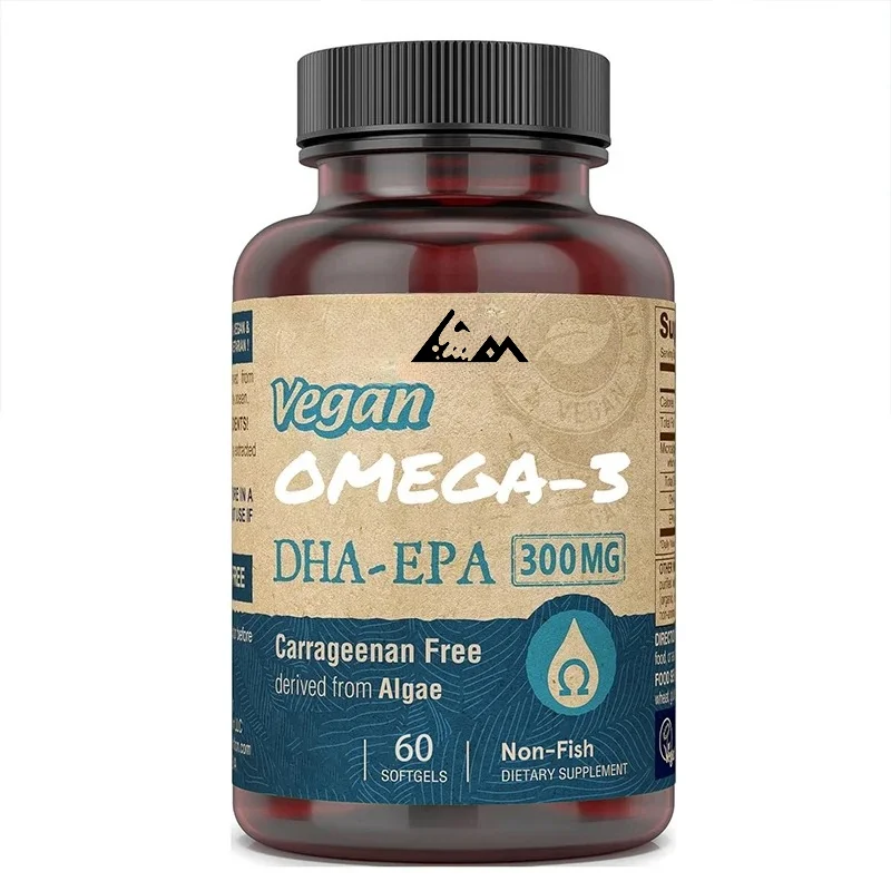 Omega-3 DHA - EPA 300 Mg Potency, No Fish, From Algae, 60 Vegetarian Capsules