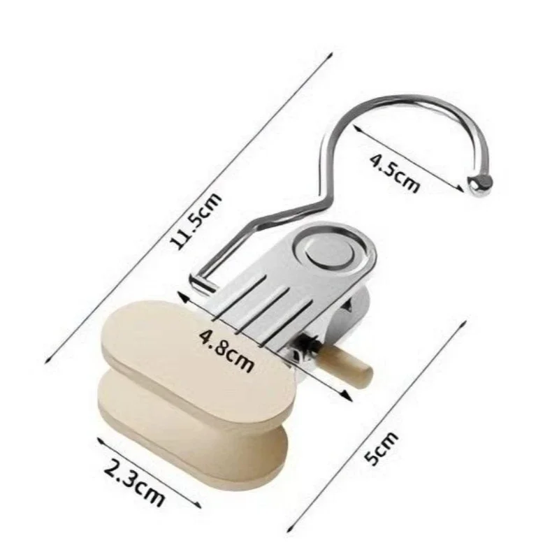 Picture 4: Multi-Use Metal Hook Clips - Portable Organizer for Hats, Shoes, Pants | Space-Saving Wardrobe & Closet Storage Solution