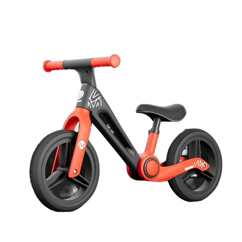 

Folding Children's Nylon Balance Bike Kids Balance Bicycle Ordinary Pedal for Better Bike Training