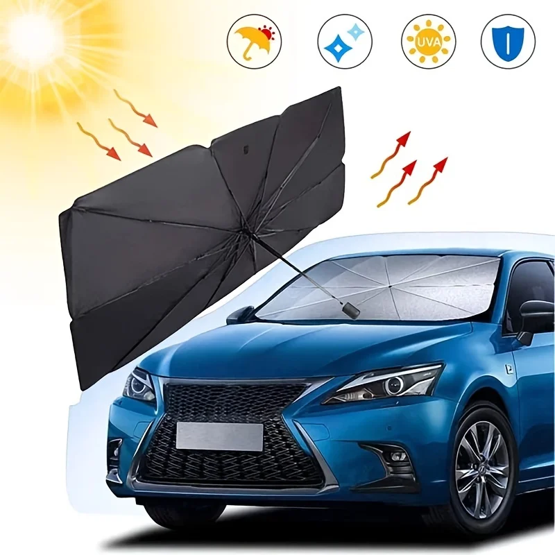 

Car Sun Shade Protector Parasol Auto Front Window Sunshade Covers Car Sun Protector Interior Windshield Protection Accessories