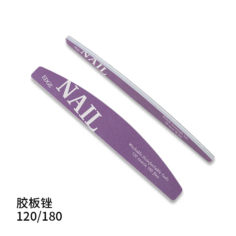 Dwustronne pilniki do paznokci, kolorowe gąbki do polerowania paznokci, paski do szlifowania i polerowania, narzędzia do pedicure i manicure.