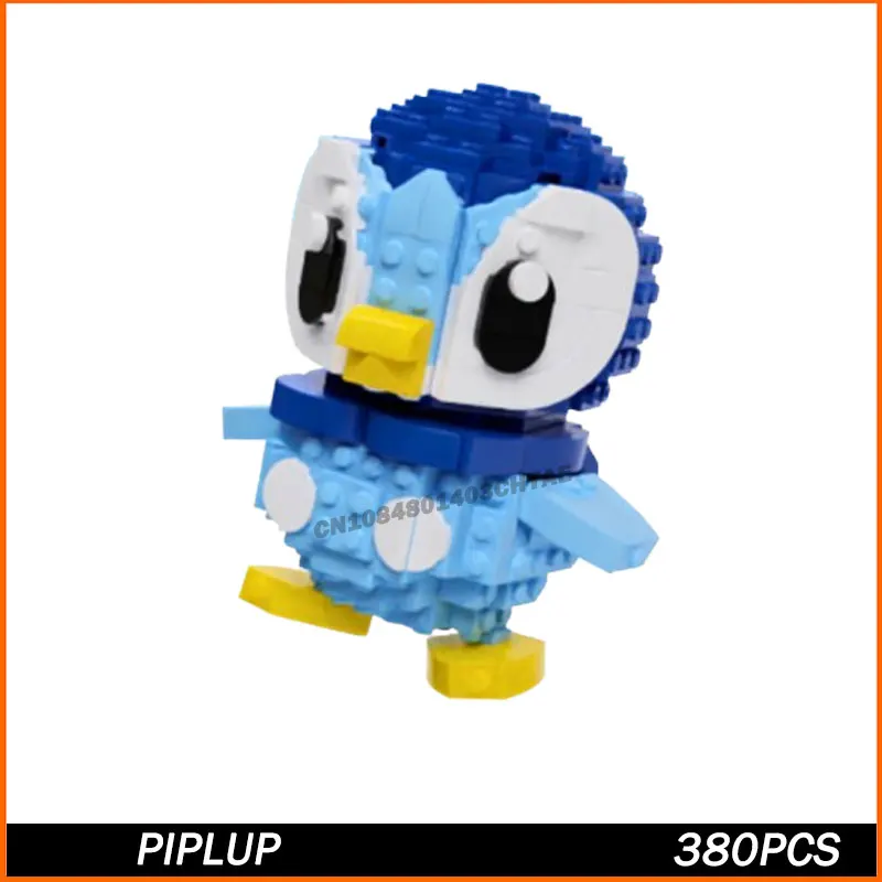 Série de figurines d'anime pingouin bleu blocs de construction jouets pour enfants figurine d'action de dessin animé assembler des blocs jouets pour enfants Mode 380 pièces