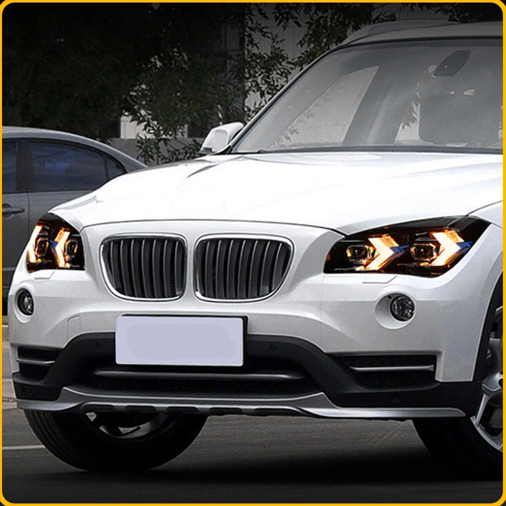 For BMW X1 E84 2010-2015 Upgrade Modify Dynamic Headlight Assembly Auto LED DRL Projector Len Car Accessories Tool Plug and Play
