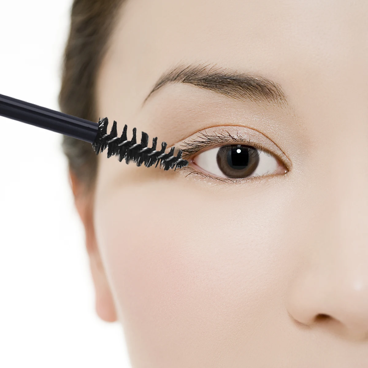 

2pcs Empty Eyelash Bottle Transparent Black Lid Mascara Tube Eyelash Cream Storage Travel Size DIY Mascara Brush