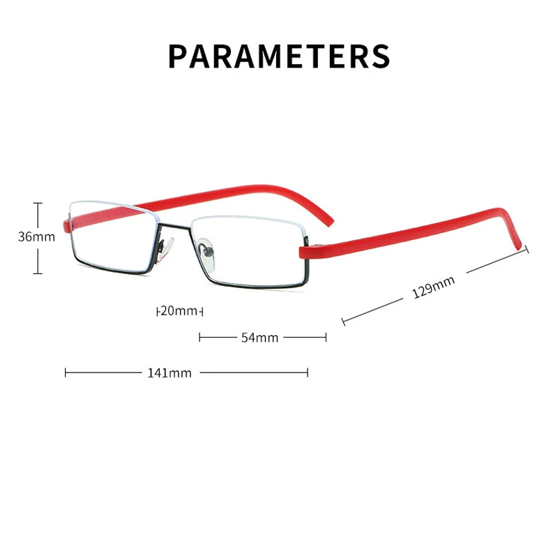 TR90 Reading Glasses with Case for Men HD Anti Blue Ray Ultra Light Eyeglasses with Case Fashion Reading Glasses for the Elderly
