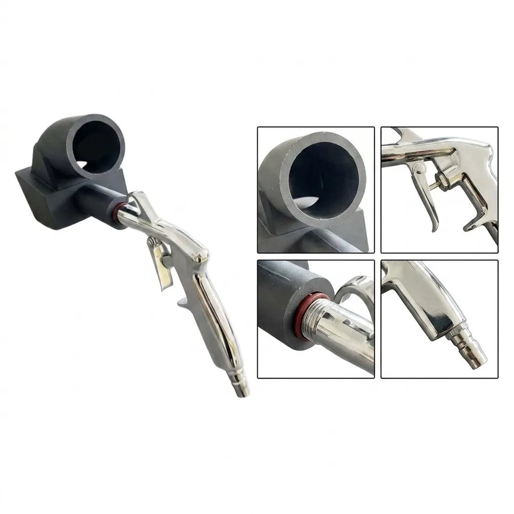 Compressed-Air-Powered Cleaning Tool for Automotive Applications Including Carpet Shaking and Suction-Based Debris Extraction