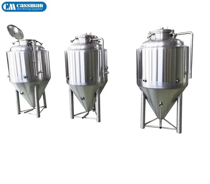 

50l 60l 100l 120l mini conical beer fermenter tank with cooling jacket