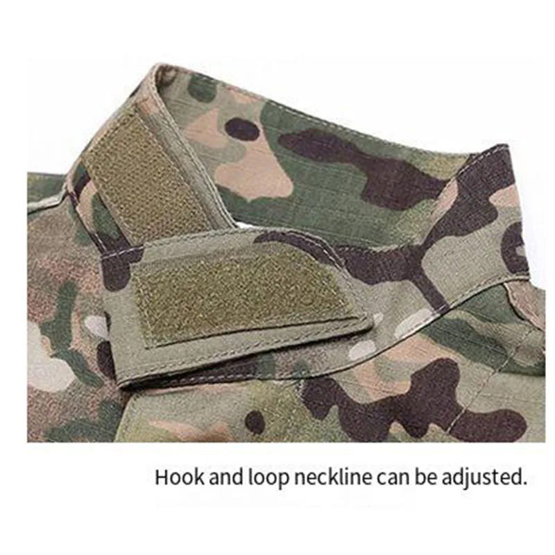 Imagem -05 - Terno Tático Camuflado Masculino Conjunto de Jaqueta e Calça Resistente ao Desgaste Roupas de Treinamento para Caminhada Novo