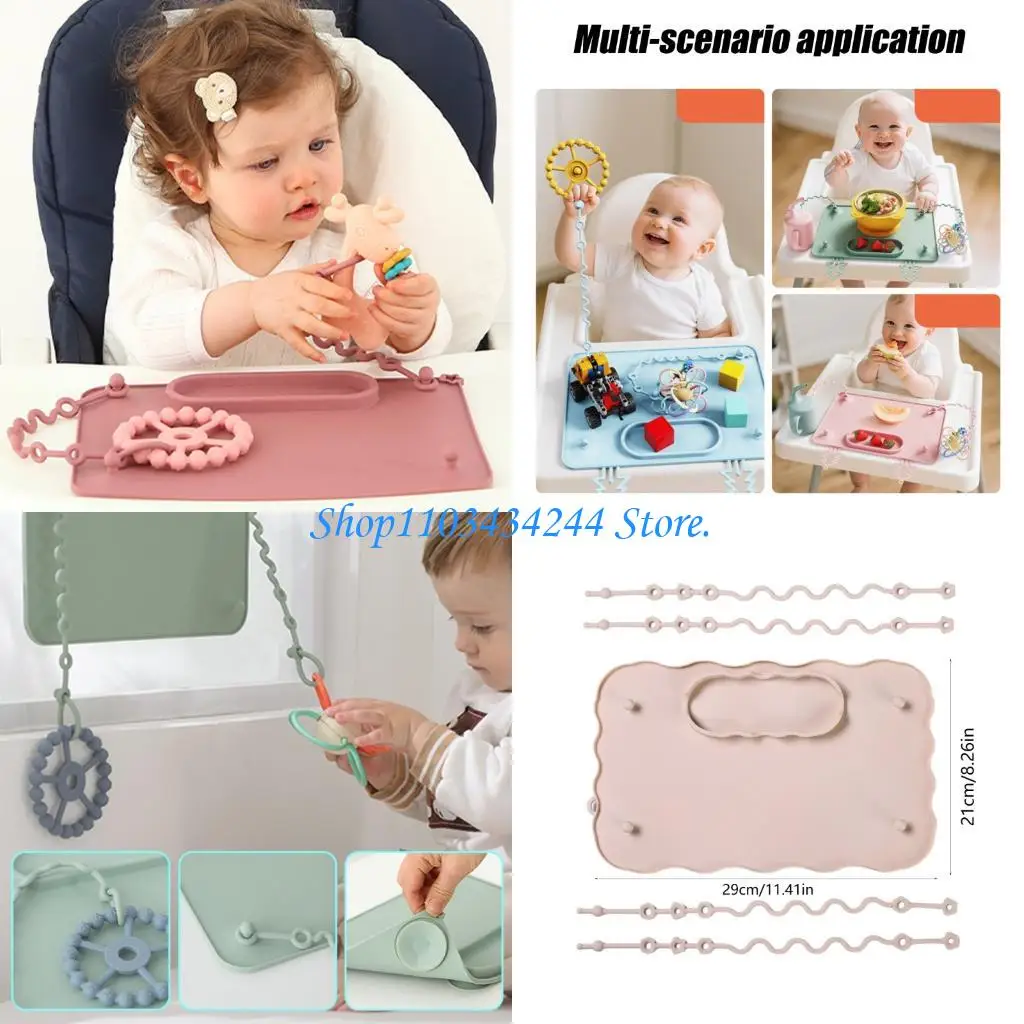 

Пищевые силиконовые салфетки с ремешком для столовых приборов для новорожденных малышей