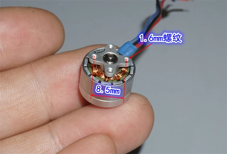 1-4pcs Nano 1105 4500KV 2-3S Micro Brushless XING  Motor for FPV Whoop Drone Frame Micro Quadcopter Unibell