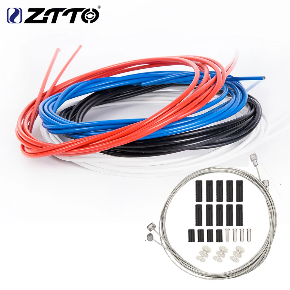 ZTTO مجموعات كابل فرامل الدراجة الأسلاك الداخلية والإسكان خط التحكم العالمي لخرطوم الفرامل لملحقات ركوب الدراجات على الطرق الجبلية #6
