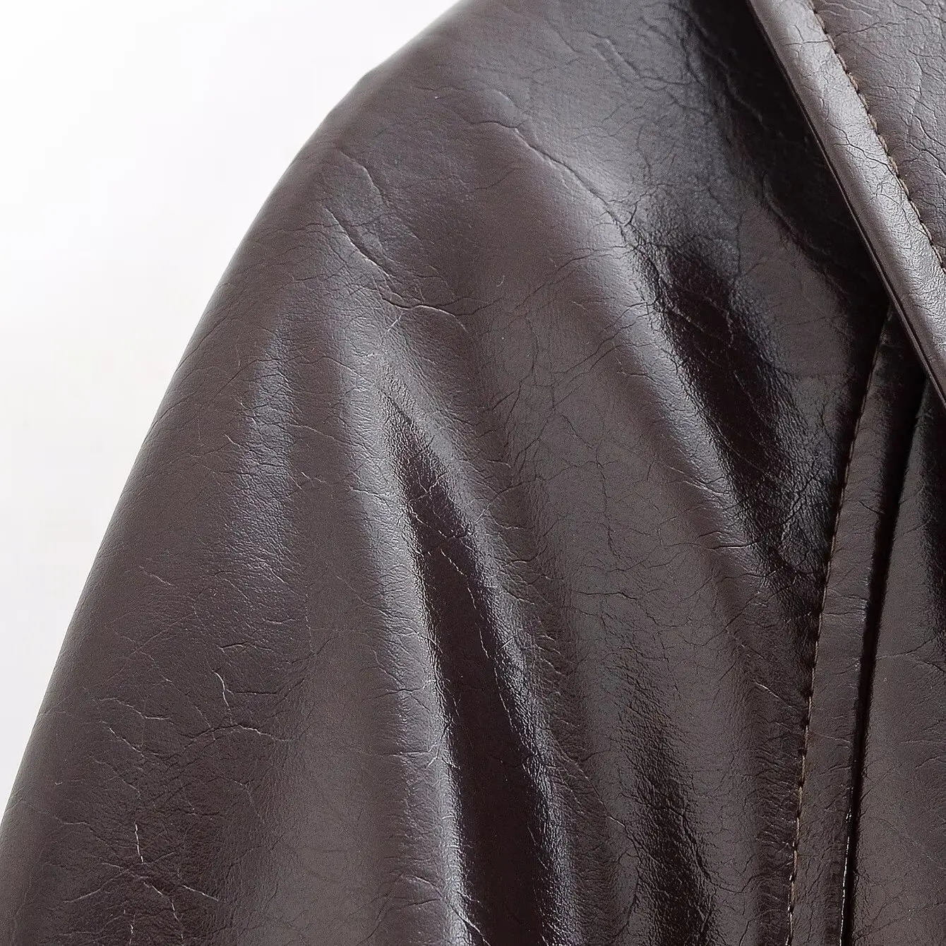 KASLEAD New Women's ort Bright Fini Fitted Waist Jaet European Sle Long Sve Double Button Polyester Fiber Coat